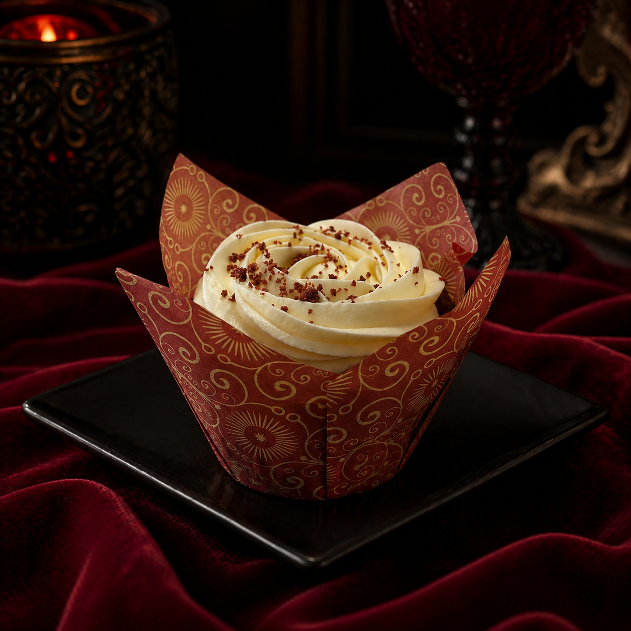 Red Velvet Cupcakes - Gluten-Free, Keto / Low-Carb & Sugar-Free